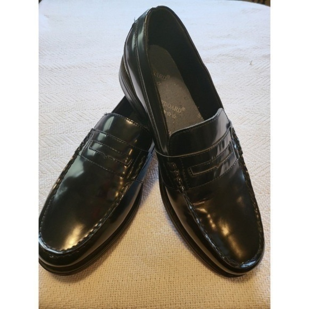 Nunn Bush Loafers Dress Shoes Slip On Comfort Classic Black Mens Size
